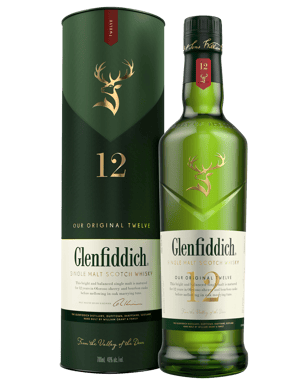 Glenfiddich Single Malt Scotch Whisky 12 Years Old 700mL