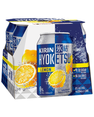 Kirin Hyoketsu Lemon Cans 330mL x 4 Pack