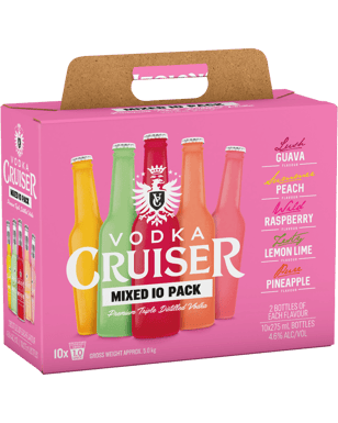 Vodka Cruiser Mixed Pack 275mL x 10 pack